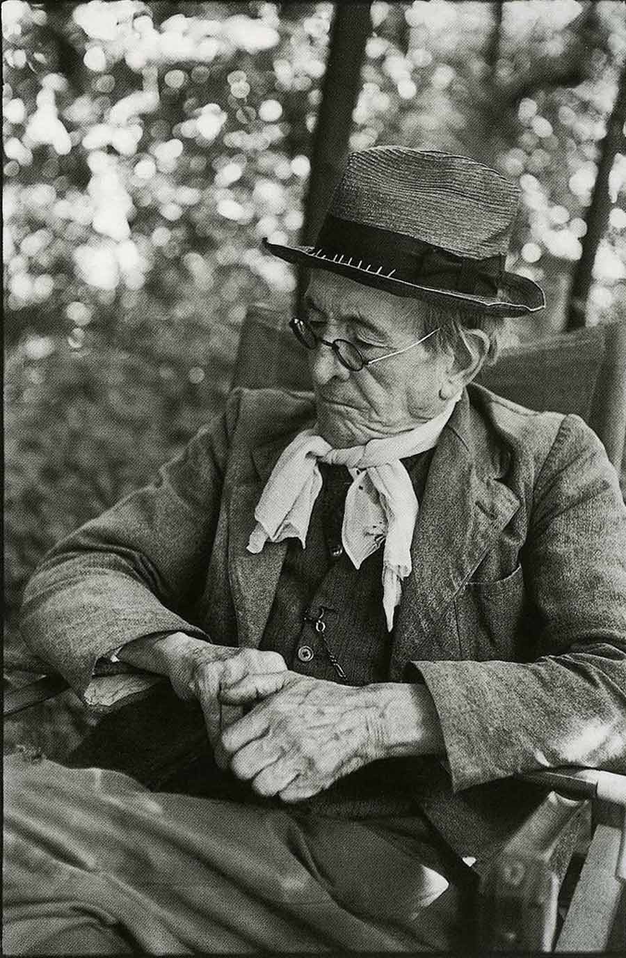 Paul Léautaud par Cartier-Bresson, 1952