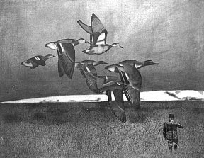 "Sans titre N°7", 90 x 117 cm. 1973. Fusain sur toile - SEGUI