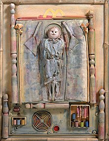 "Sainte Mitouche", 65 x 50 cm. 1999. Relief - PONS