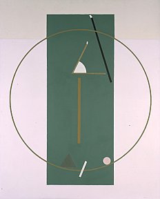 "Composition", 162 x 130 cm. 2001. Huile sur toile - Steinberg