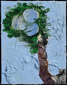 "Sans titre", 35 x 27 cm. 2016. Huile sur toile - Laget