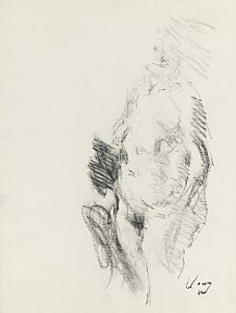 Une femme, 1962. Dessin, 64 x 48 cm - Leroy
