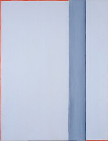 "Angle rouge II", 116 x 89 cm. Huile sur toile. 1992 - Asse