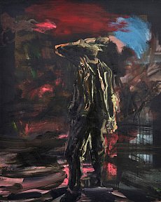 L'Apparition, 2016. Huile sur toile. 250 x 200 cm
 - Barrot