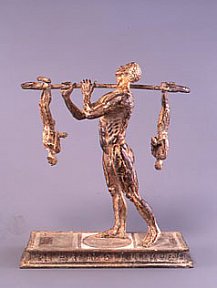 "Hercule", 33 x 27,5 x 12 cm. Bronze - THEIMER