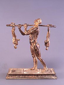 "Hercule", 33 x 27,5 x 12 cm. Bronze - THEIMER