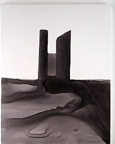 "Desert", 145 x 114-cm. 2007. Encre de chine sur toile - gao